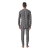 Paw Polka Dot White And Black And Print Men's Pajamas-grizzshop