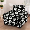 Paw Print Armchair Cover-grizzshop