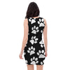 Paw Print Bodycon Dress-grizzshop