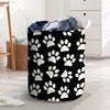 Paw Print Laundry Basket-grizzshop