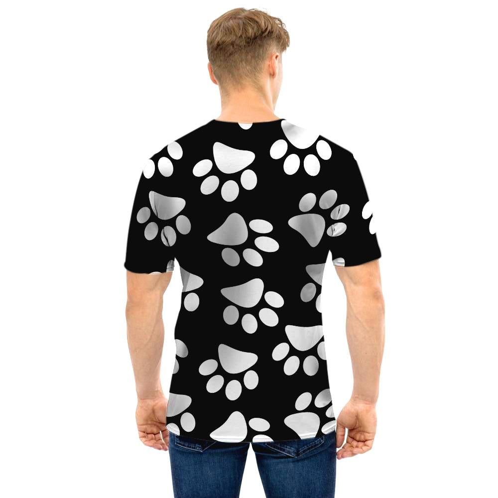 Paw Print Men T Shirt-grizzshop