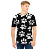 Paw Print Men T Shirt-grizzshop