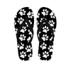 Paw Print Men's Flip Flops-grizzshop