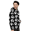 Paw Print Men's Hoodie-grizzshop