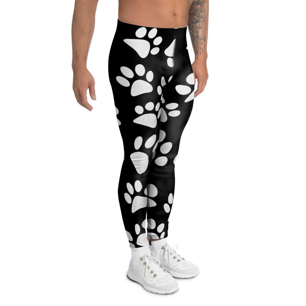 Paw Print Men's Leggings-grizzshop