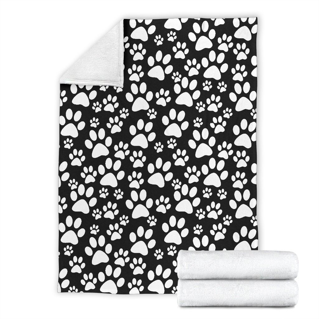 Paw Print Pattern Blanket-grizzshop