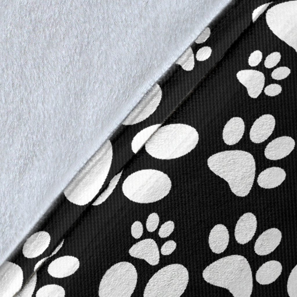 Paw Print Pattern Blanket-grizzshop