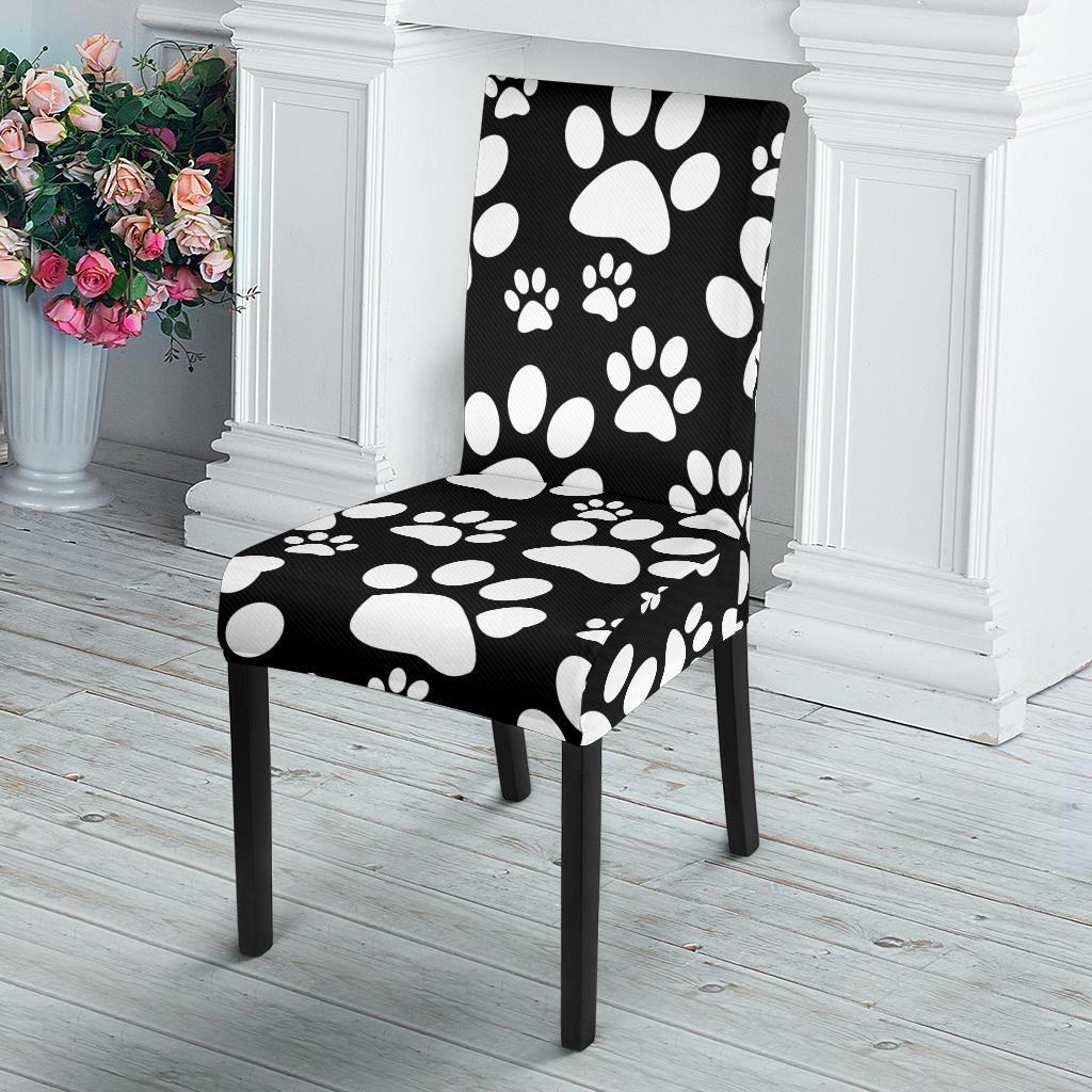 Paw Print Pattern Chair Cover-grizzshop