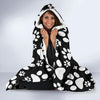 Paw Print Pattern Hooded Blanket-grizzshop