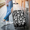Paw Print Pattern Luggage Cover Protector-grizzshop