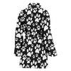 Load image into Gallery viewer, Paw Print Pattern Print Women Long Robe-grizzshop