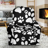 Paw Print Pattern Recliner Cover-grizzshop