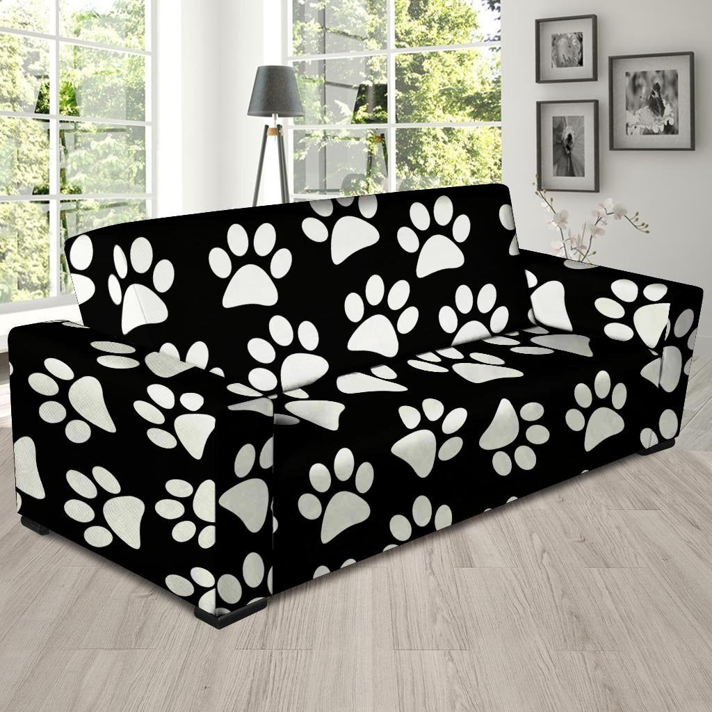 Paw Print Sofa Cover-grizzshop