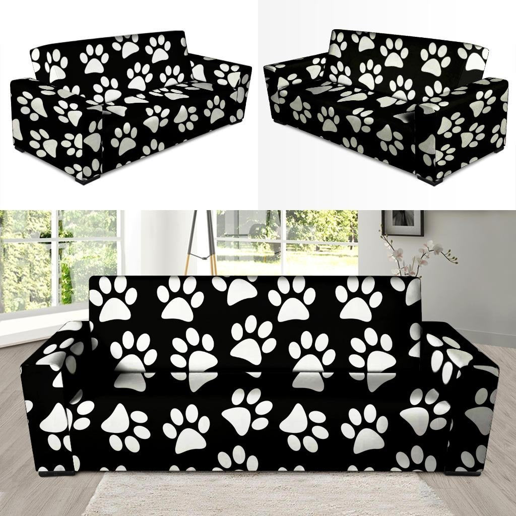 Paw Print Sofa Cover-grizzshop