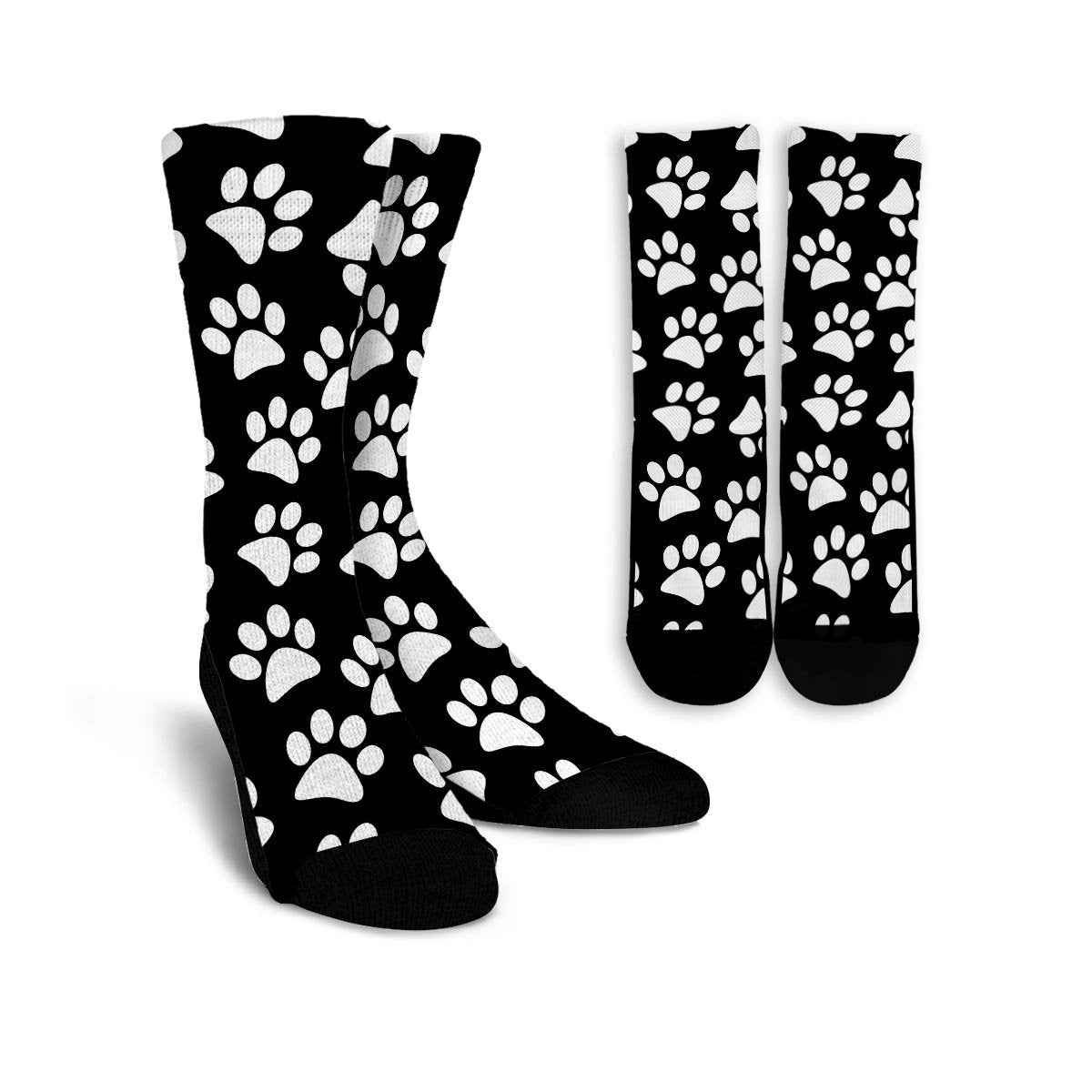 Paw Print Unisex Socks-grizzshop
