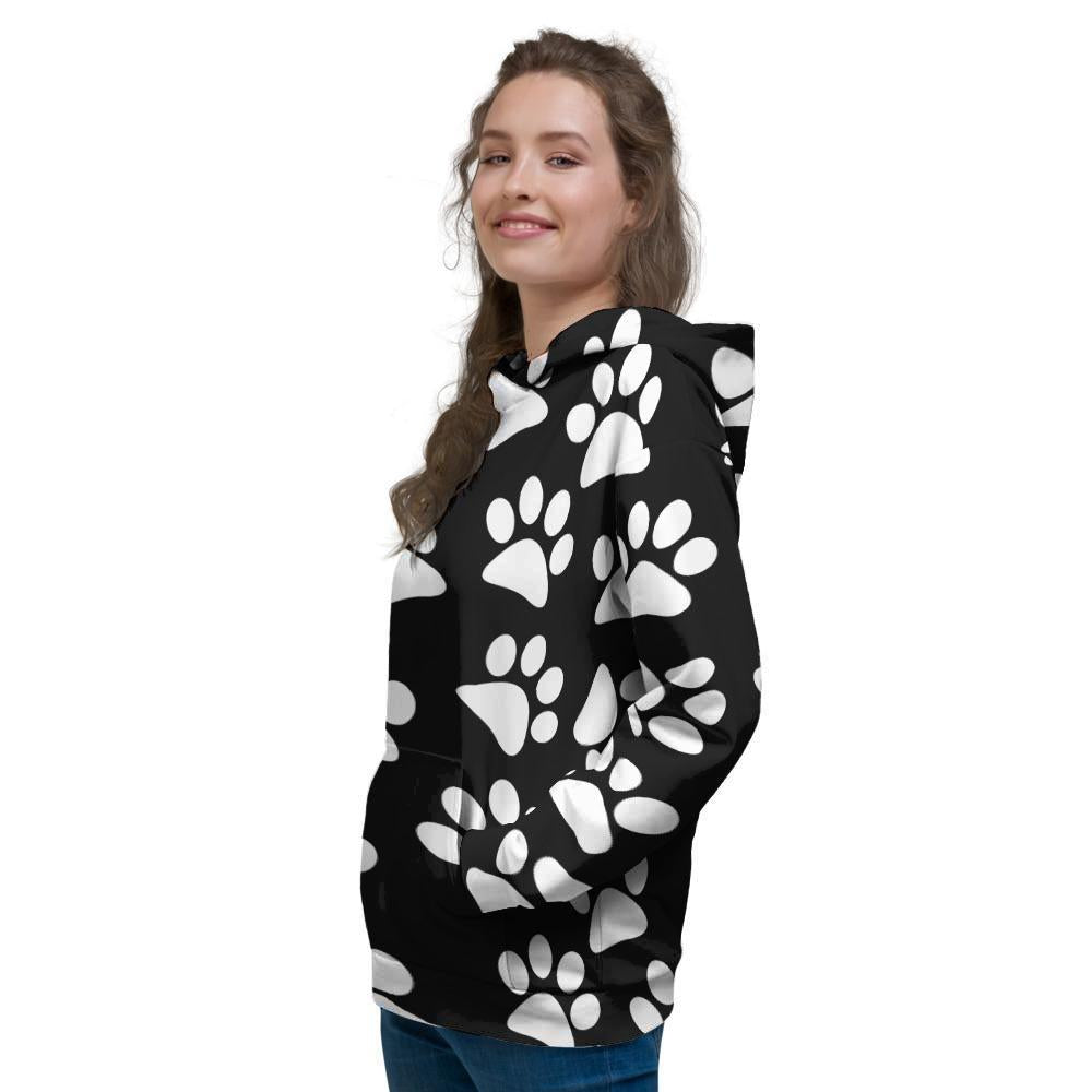 Paw Print Women's Hoodie-grizzshop