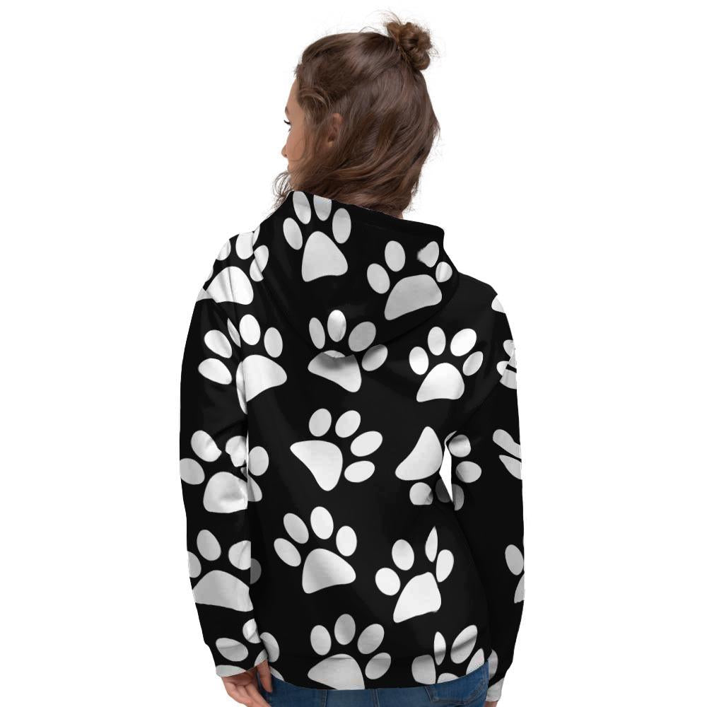 Paw Print Women's Hoodie-grizzshop