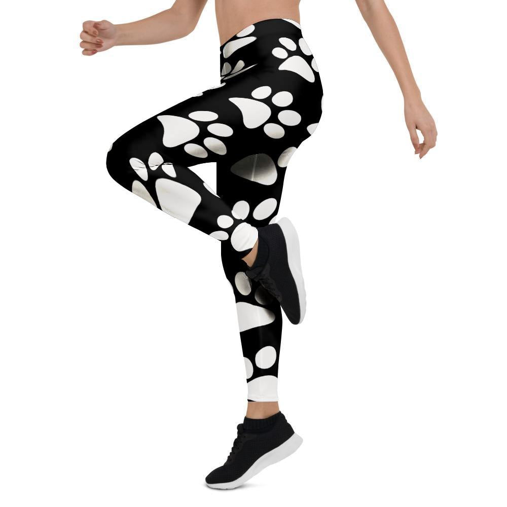 Paw Print Women's Leggings-grizzshop