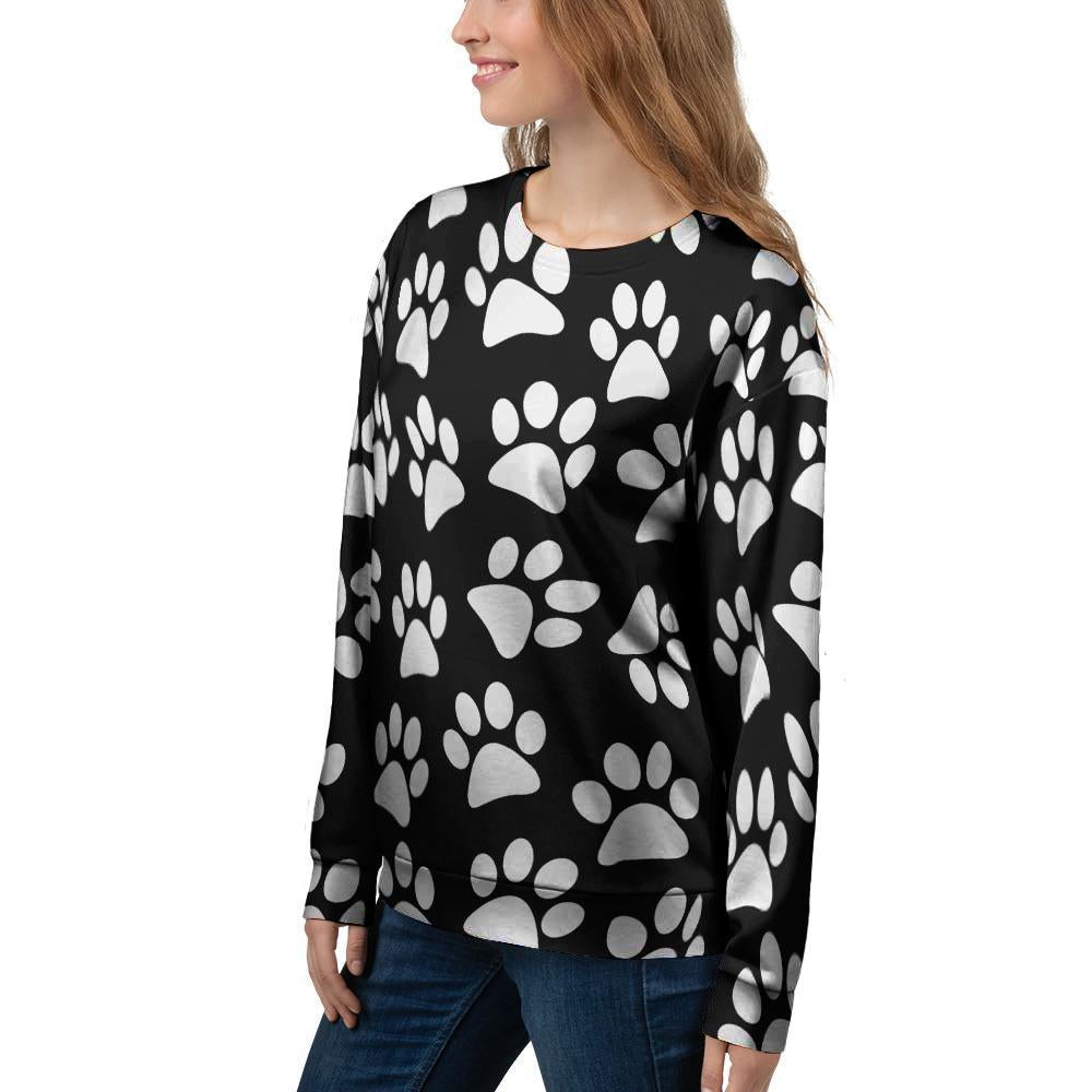 Paw Print Women's Sweatshirt-grizzshop