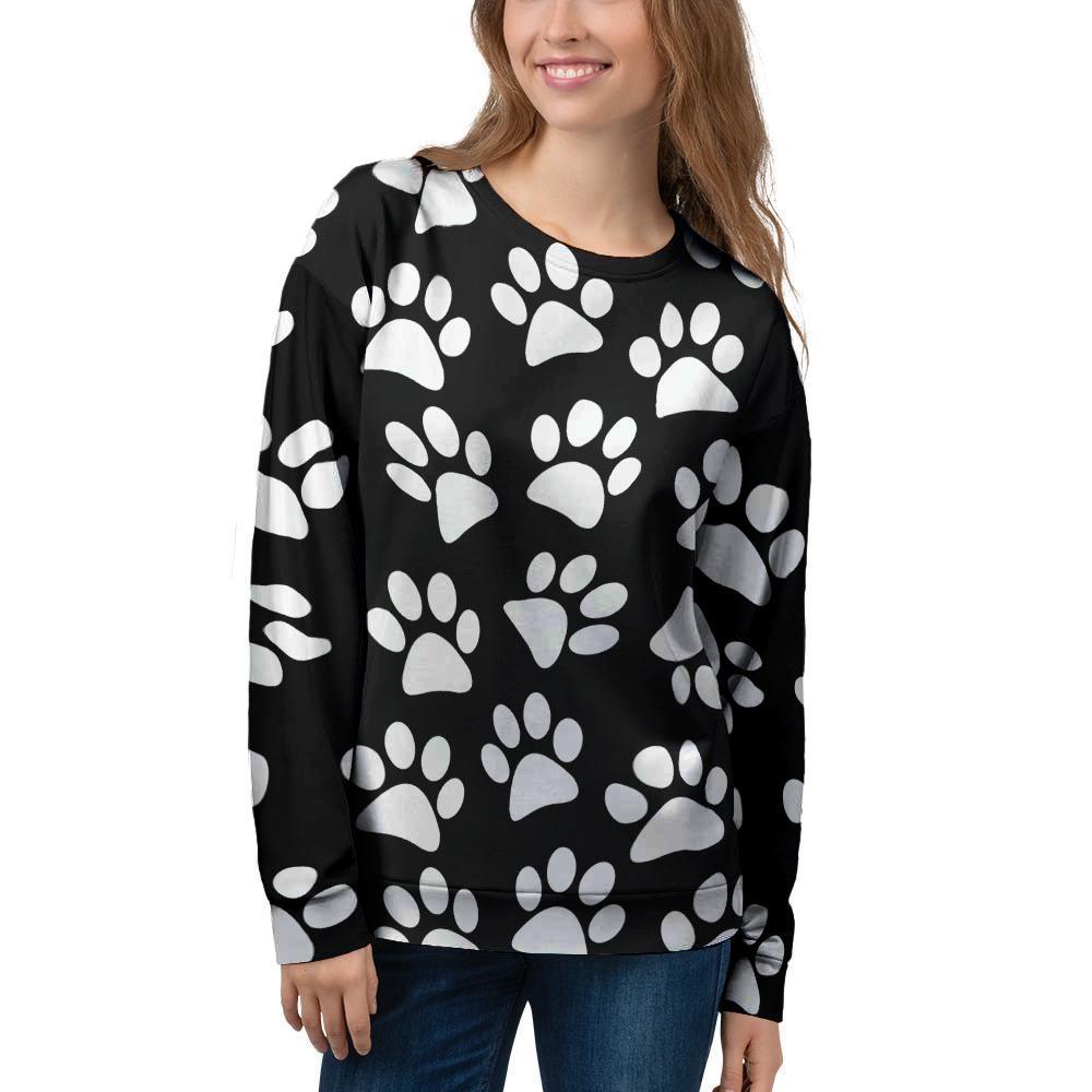 Paw Print Women's Sweatshirt-grizzshop