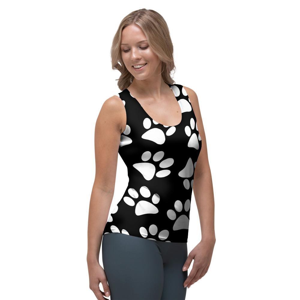 Paw Print Women's Tank Top-grizzshop