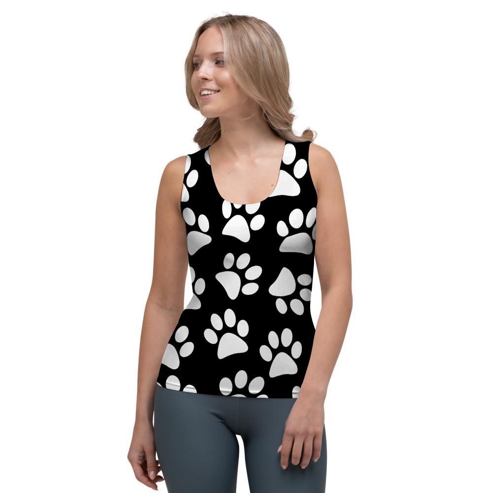 Paw Print Women's Tank Top-grizzshop