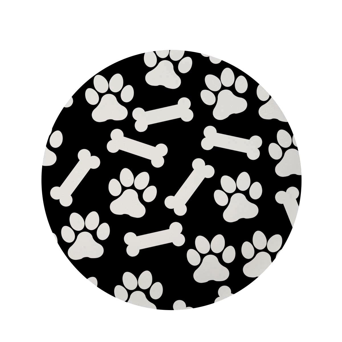 Paw Round Rug-grizzshop