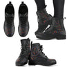 Peace Love Women's Leather Boots-grizzshop