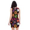 Peace Sign Hippie Bodycon Dress-grizzshop