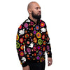 Peace Sign Hippie Men's Bomber Jacket-grizzshop