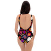 Peace Sign Hippie One Piece Swimsuite-grizzshop