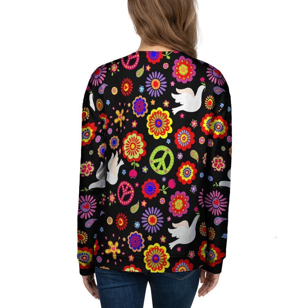 Peace Sign Hippie Women's Sweatshirt-grizzshop