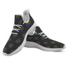 Peace Sign Rainbow LGBT Print Pattern White Athletic Shoes-grizzshop