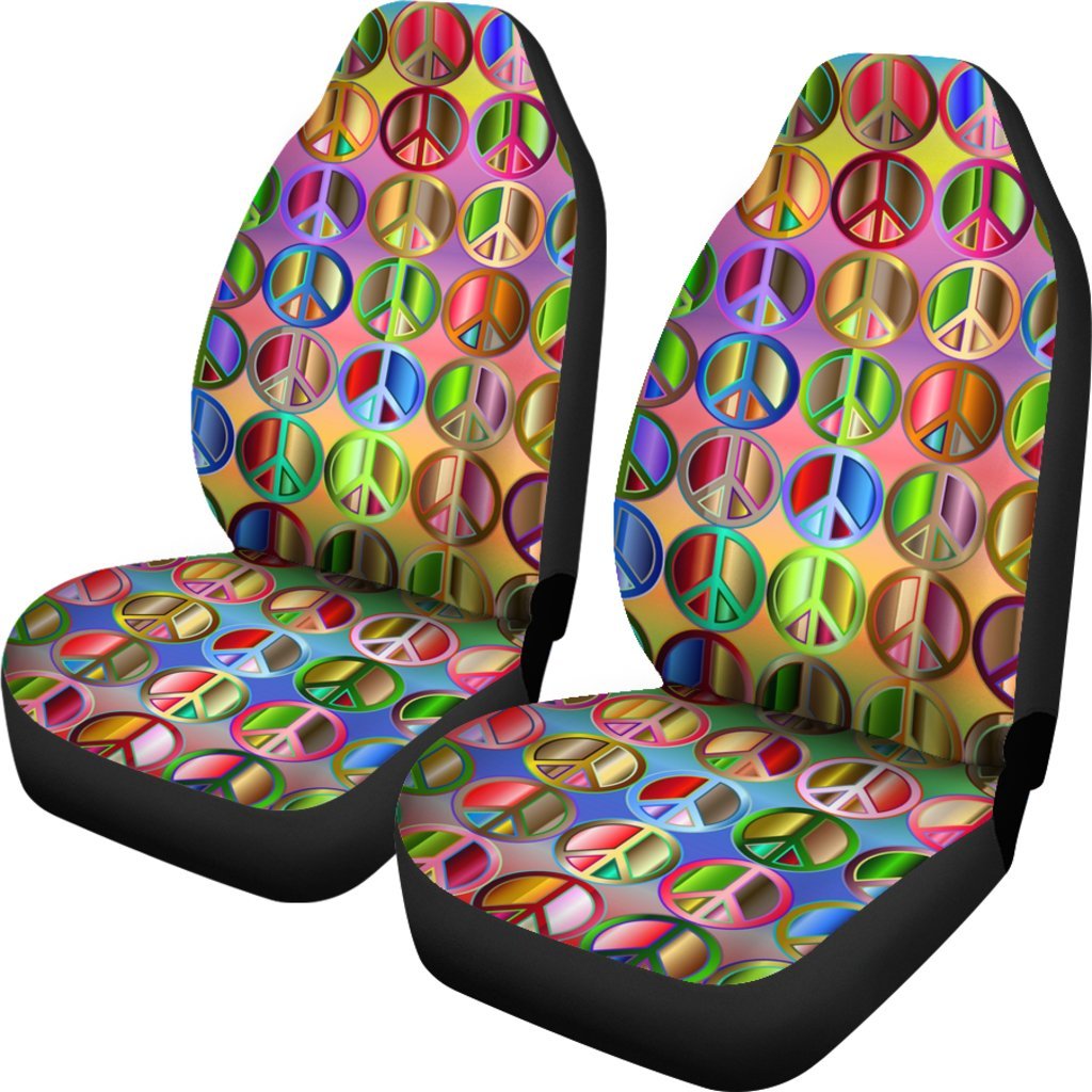 Peace Symbols Car Seat Cover-grizzshop