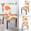 Peach Pattern Print Chair Cover-grizzshop