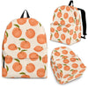 Peach Pattern Print Premium Backpack-grizzshop