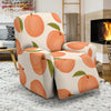 Peach Pattern Print Recliner Cover-grizzshop