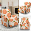 Peach Pattern Print Recliner Cover-grizzshop