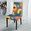 Peach Print Pattern Chair Cover-grizzshop