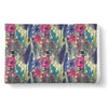 Peacock Feather Floral Pattern Print Throw Blanket-grizzshop