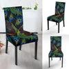 Peacock Feather Pattern Print Chair Cover-grizzshop