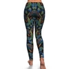 Peacock Feather Pattern Print Pattern Women Leggings-grizzshop