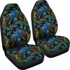 Peacock Feather Pattern Print Universal Fit Car Seat Cover-grizzshop