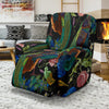 Peacock Rose Pattern Print Recliner Cover-grizzshop