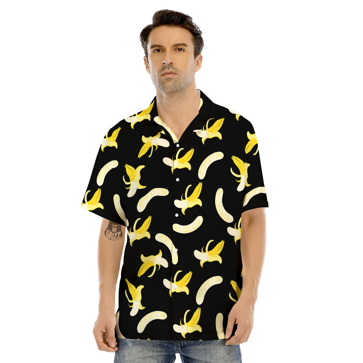 banana print shirt mens