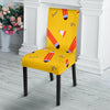 Pencil Pattern Print Chair Cover-grizzshop