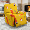 Pencil Pattern Print Recliner Cover-grizzshop