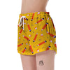 Pencil Pattern Print Women's Shorts-grizzshop