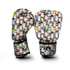 Penguin Criminal Print Pattern Boxing Gloves-grizzshop