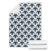 Penguin Face Pattern Print Blanket-grizzshop